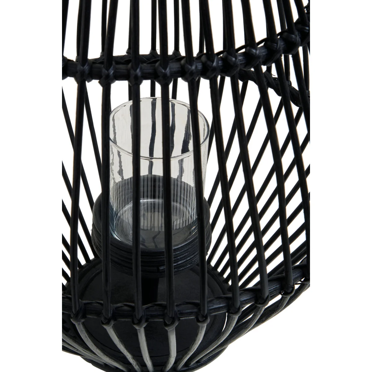 Mataram Black Lantern With Hoop Handle - Black – image 5