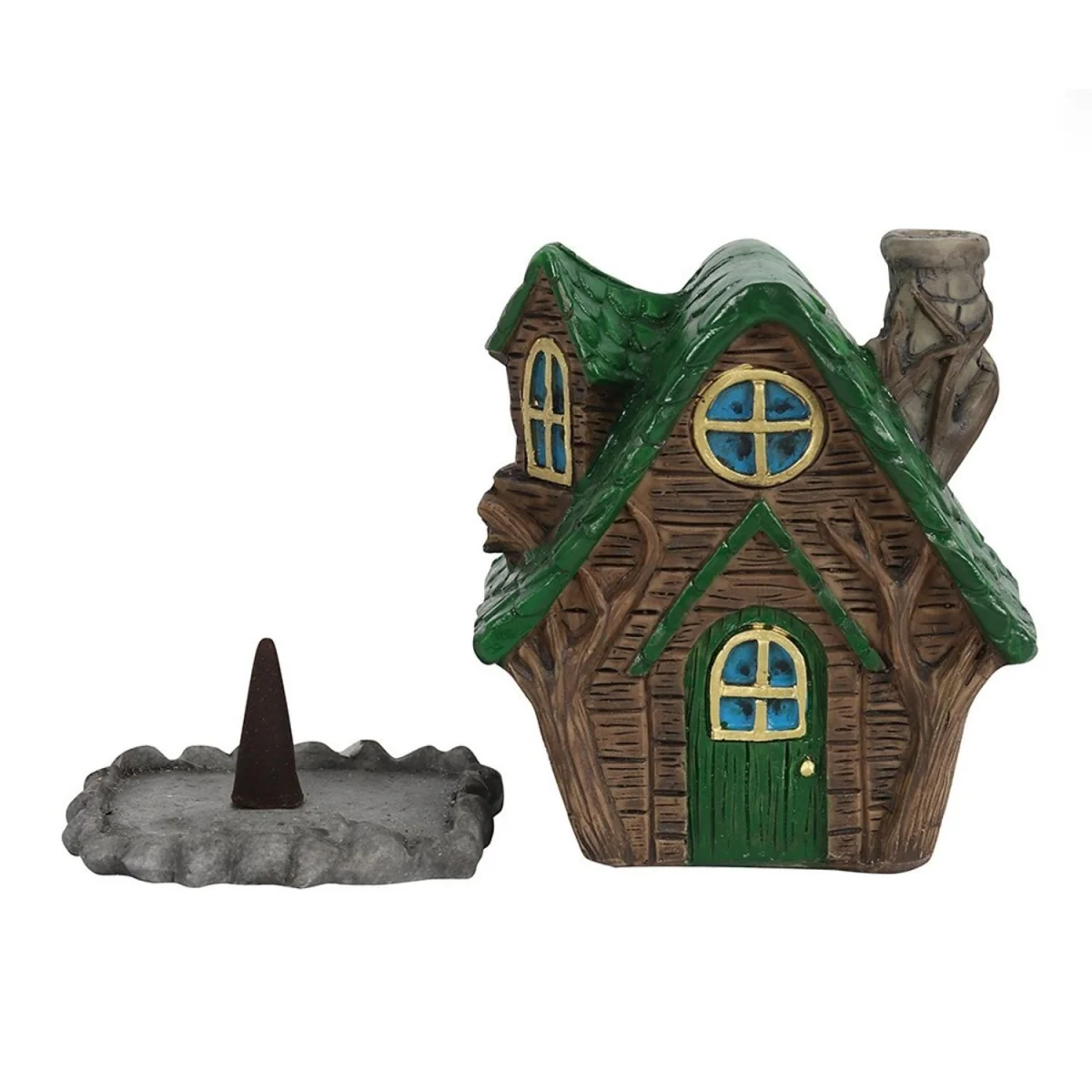 Lisa Parker Woody Lodge Incense Holder - Brown/Green – image 2