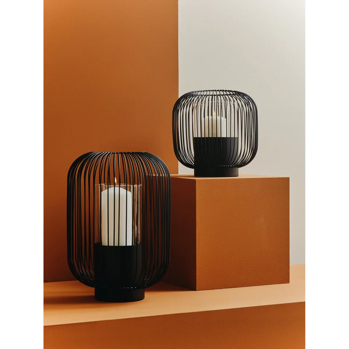 Trento Large Black Lantern - Black – image 2