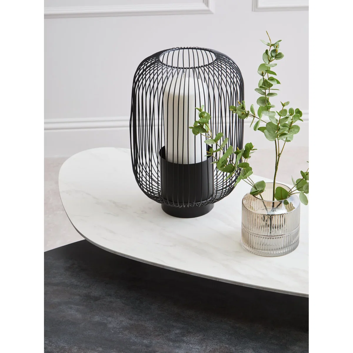 Trento Large Black Lantern - Black – image 3