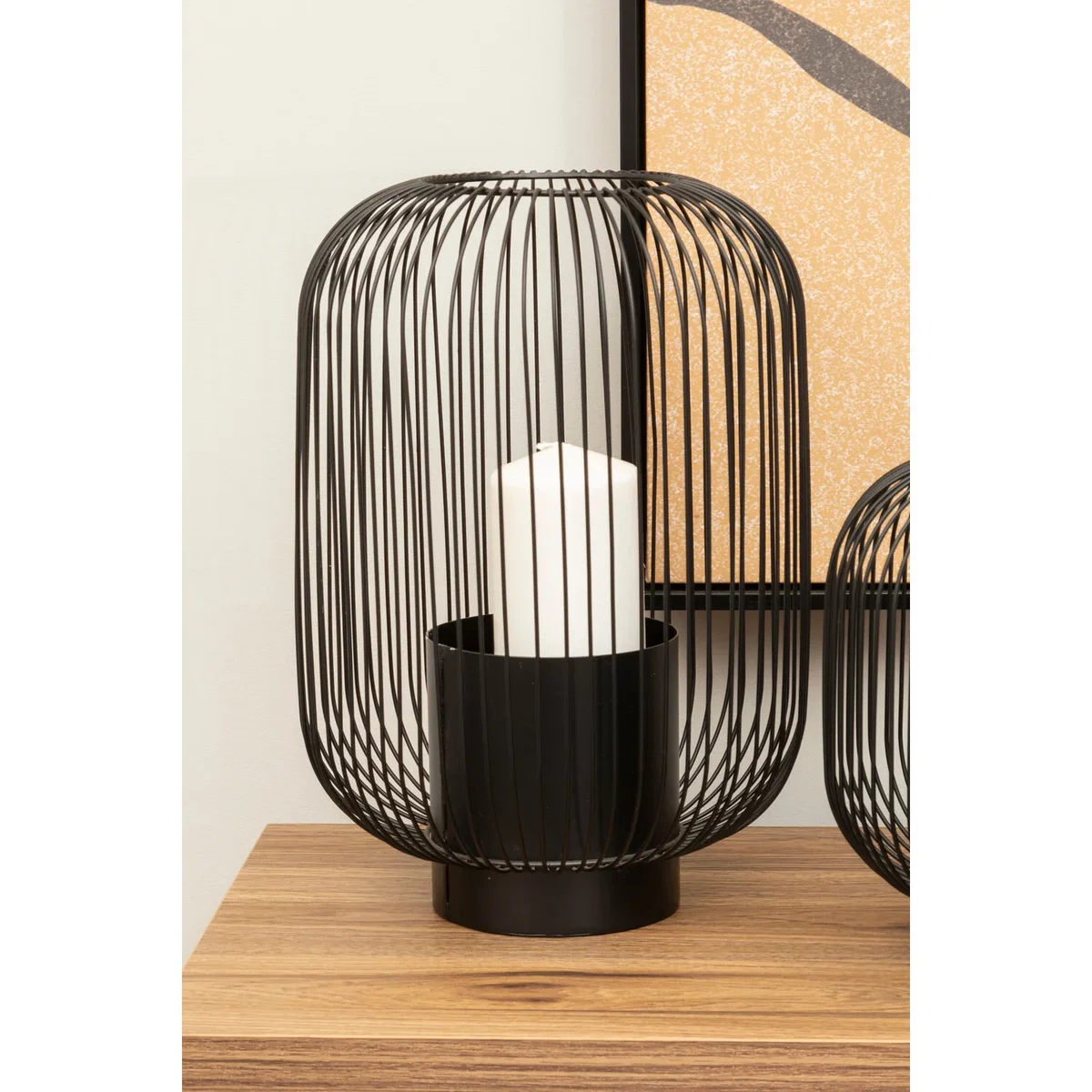 Trento Large Black Lantern - Black – image 4