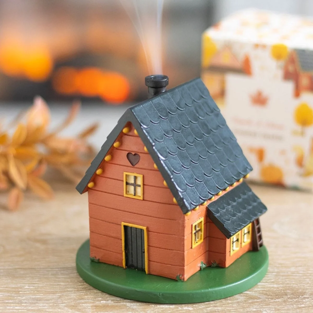 Cottage Incense Cone Burner - Brown – image 2