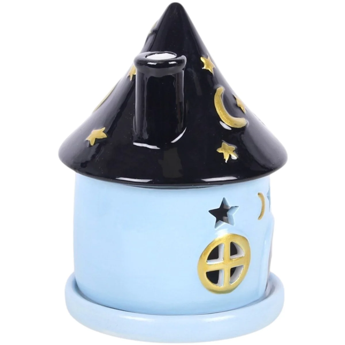 Celestial Cottage Incense Cone Holder - Blue – image 2