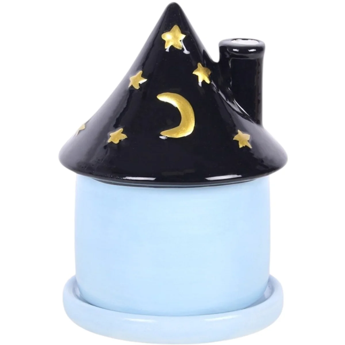 Celestial Cottage Incense Cone Holder - Blue – image 4