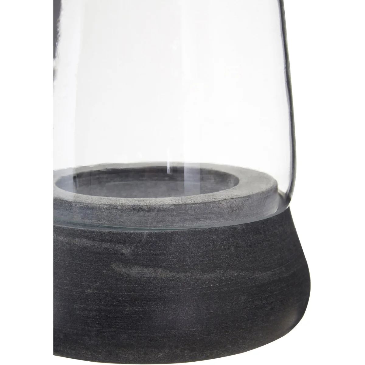 Kira Complements Grey Marble And Glass Candle Holder - Grey – image 2