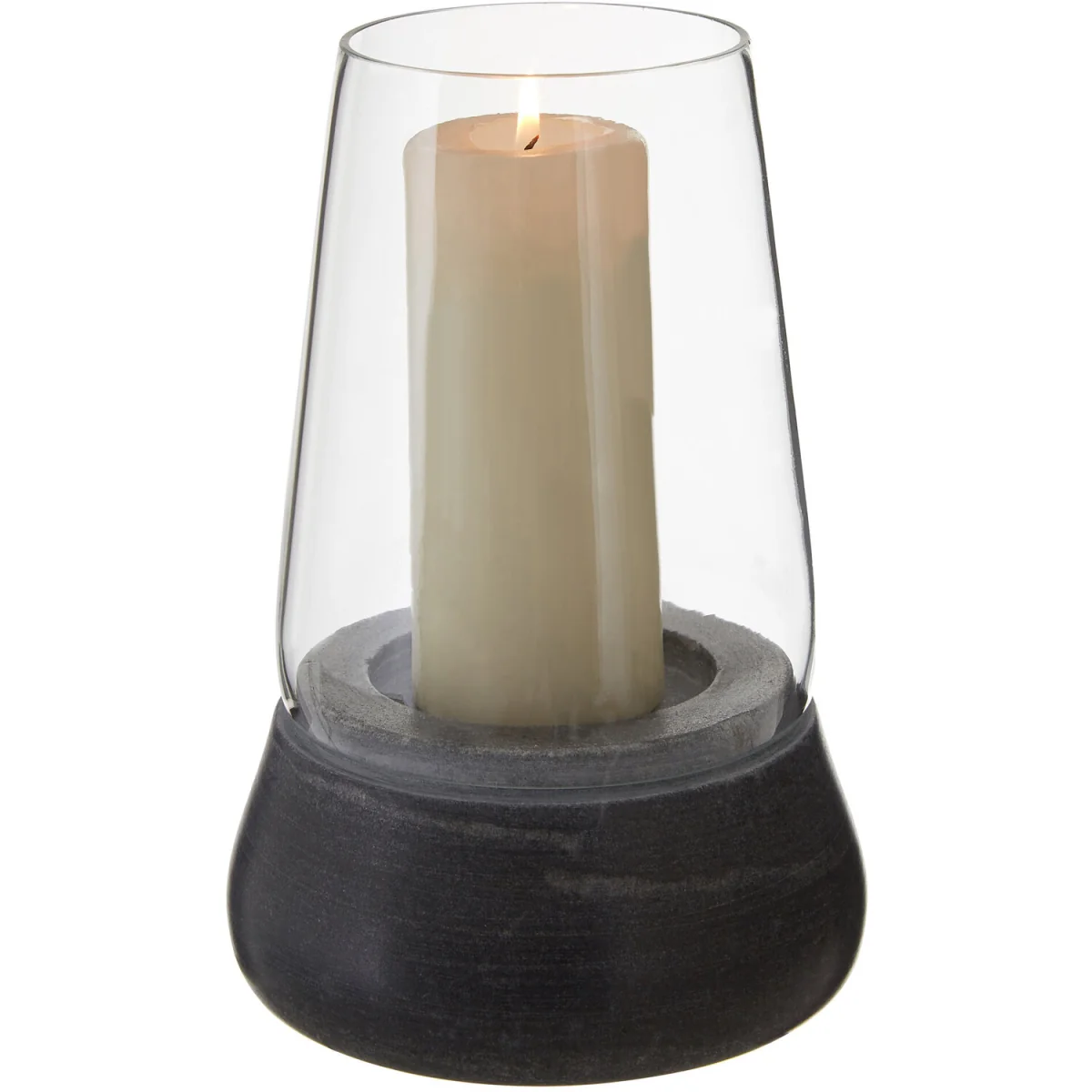Kira Complements Grey Marble And Glass Candle Holder - Grey – image 3