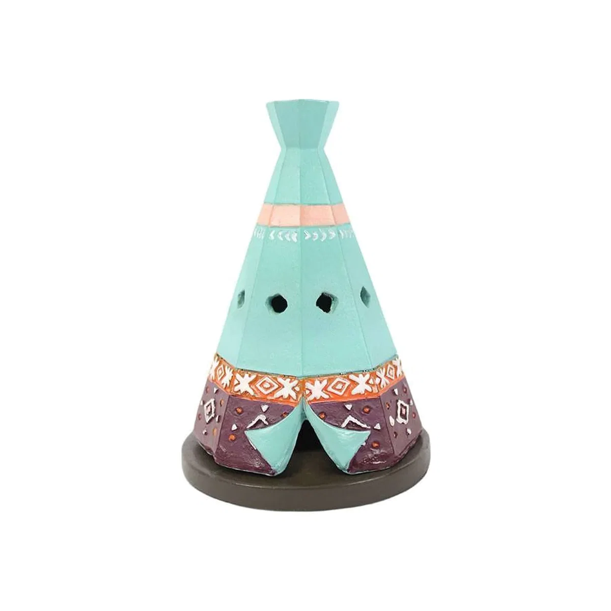 Boho Bandit Teepee Incense Cone Burner - Blue
