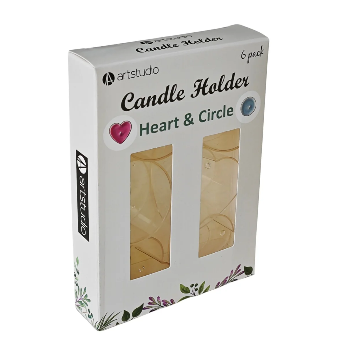 Pack of 6 Candle Holders - White – image 3