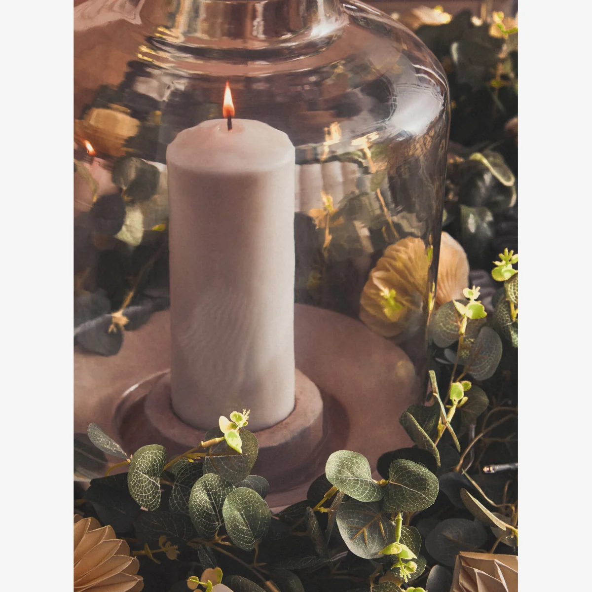 Jain Large Hurricane Candle Holder - Natural – image 1