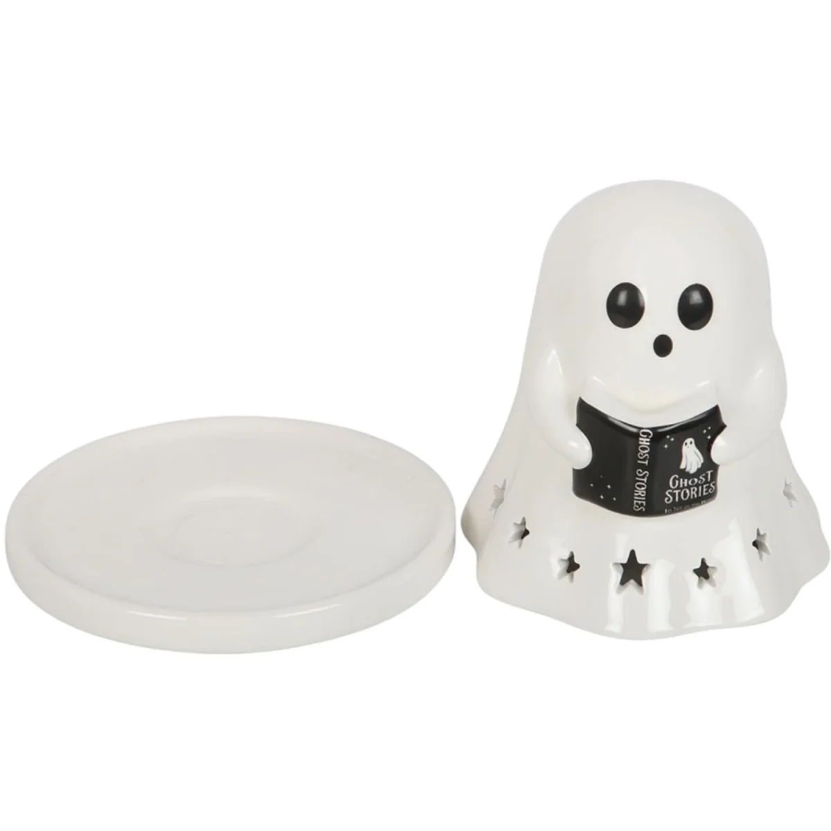 Ghost Stories Tealight and Incense Cone Holder - White – image 3