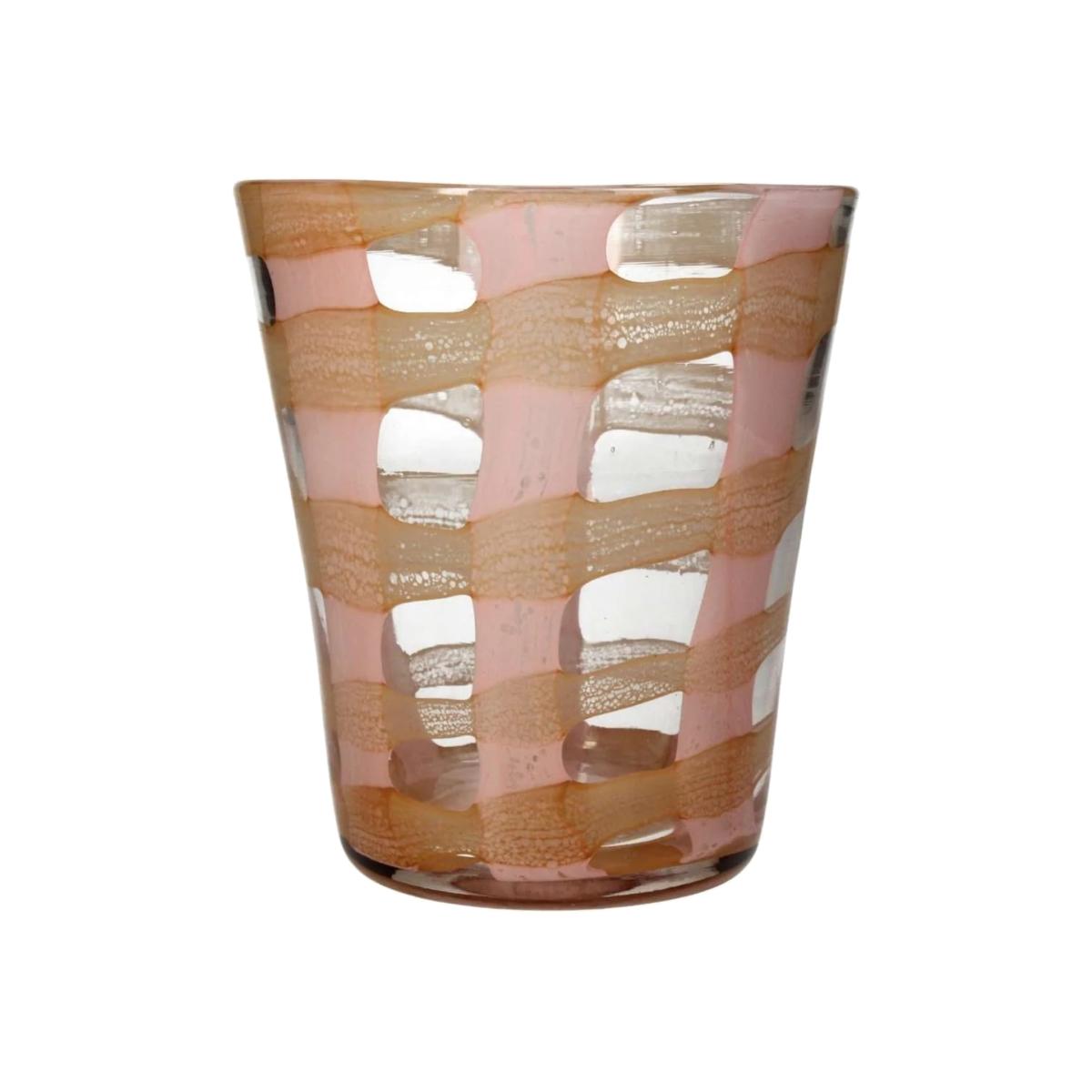 Pink / Purple Peach Affect Candle Holder | Casabyjj