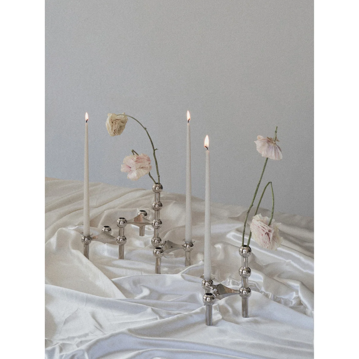 Candle Holder Cuffs Stoff Nagel, Set of 3 – image 2