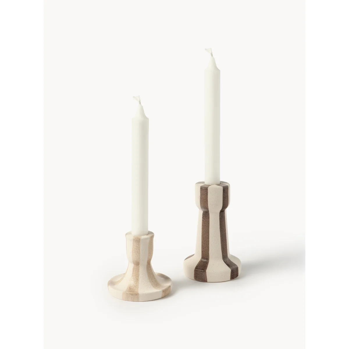 Hand-Painted Candle Holders Ellen, Set of 2 – image 4