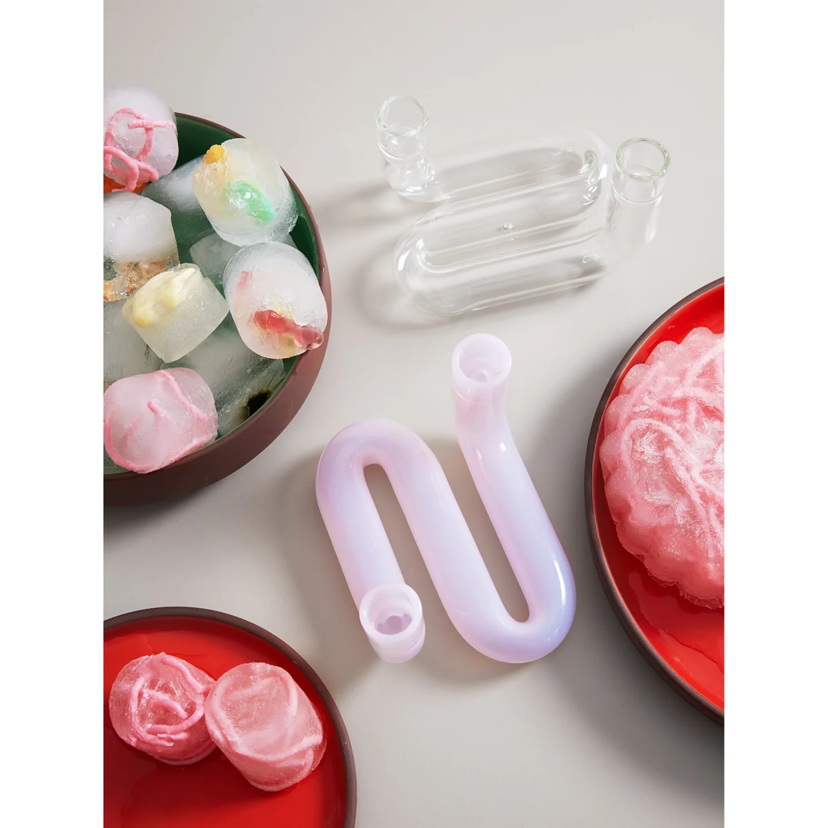 Glass Candle Holder Wave – image 12