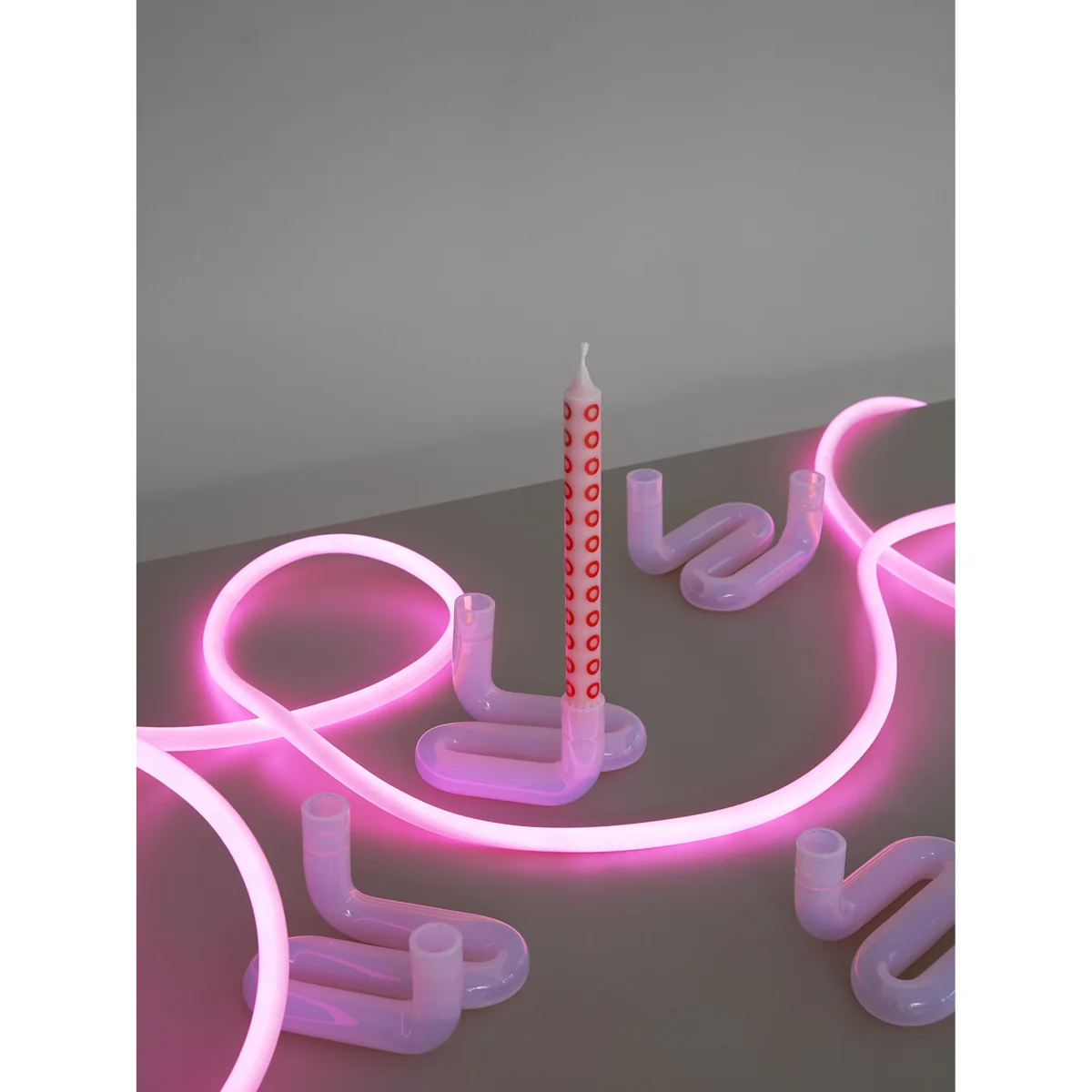 Glass Candle Holder Wave – image 13