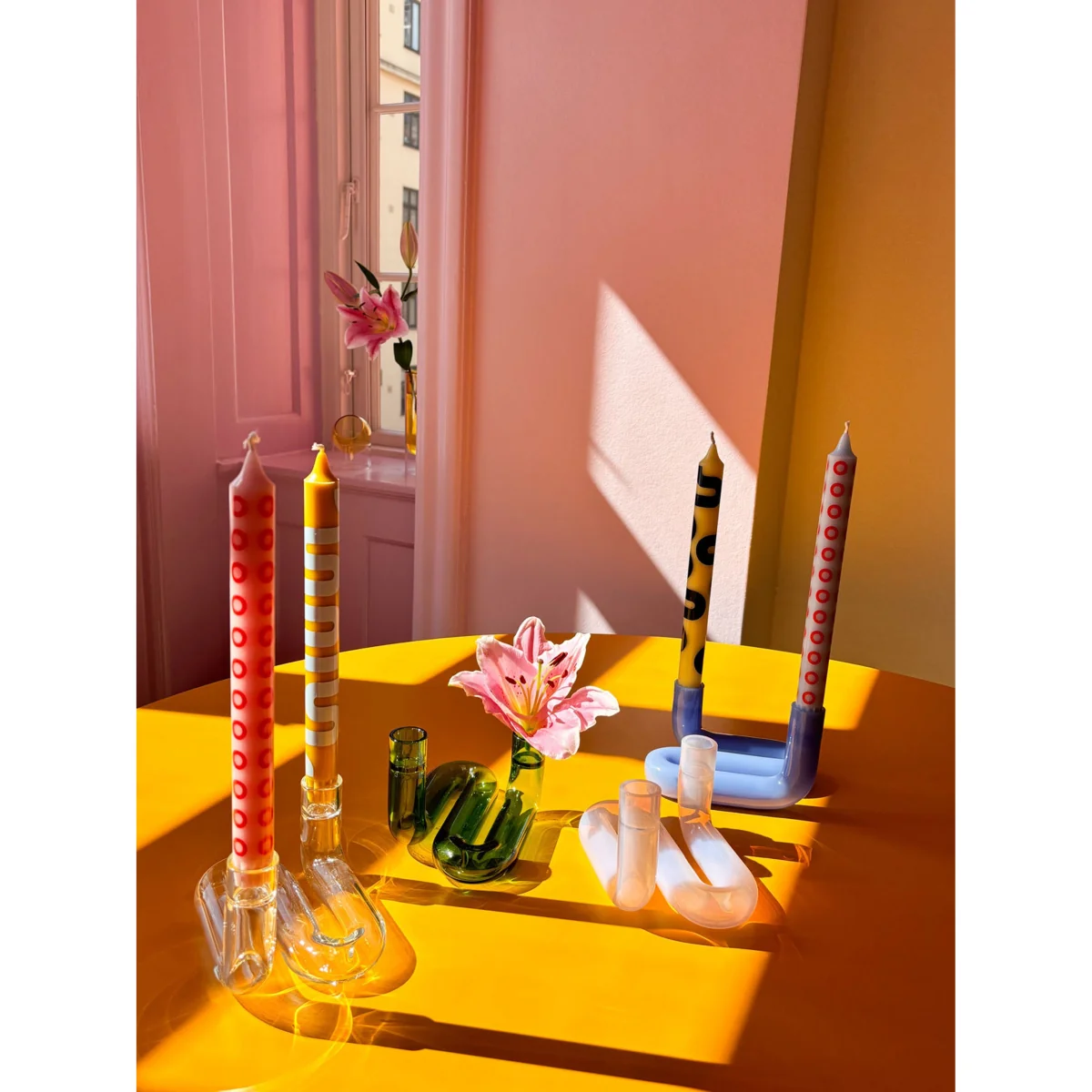 Glass Candle Holder Wave – image 16