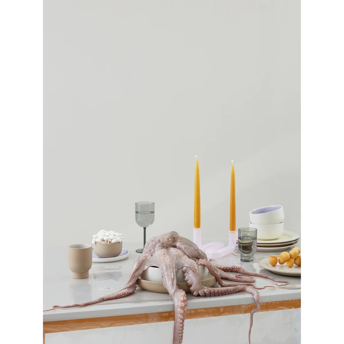 Glass Candle Holder Wave – image 10