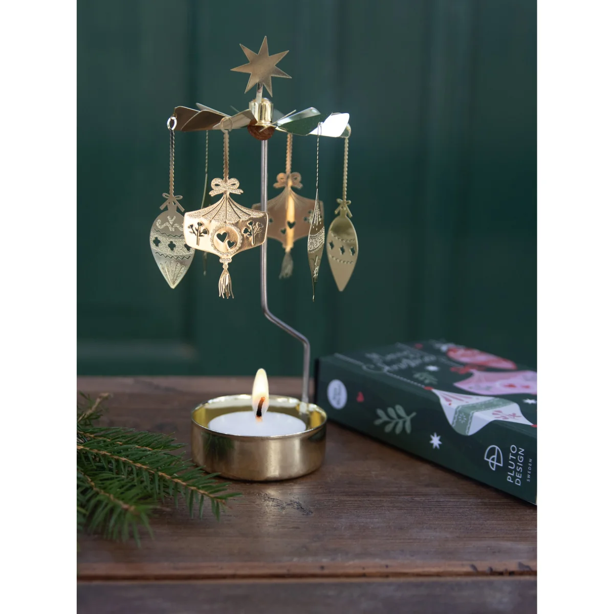Christmas Tealight Holder TLGT, Rotatable – image 2