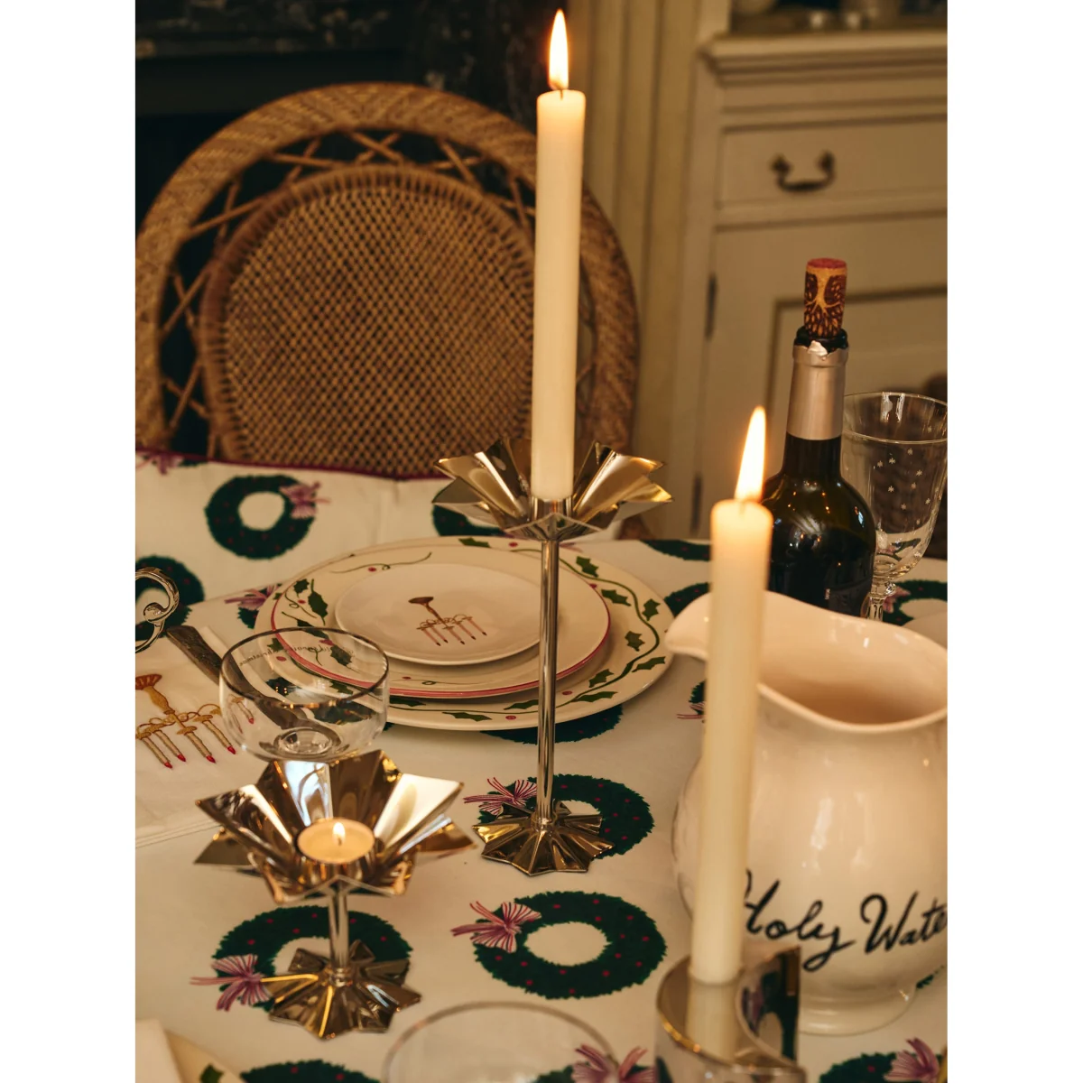 Stainless Steel Tealight Holder Frilly Argent – image 3
