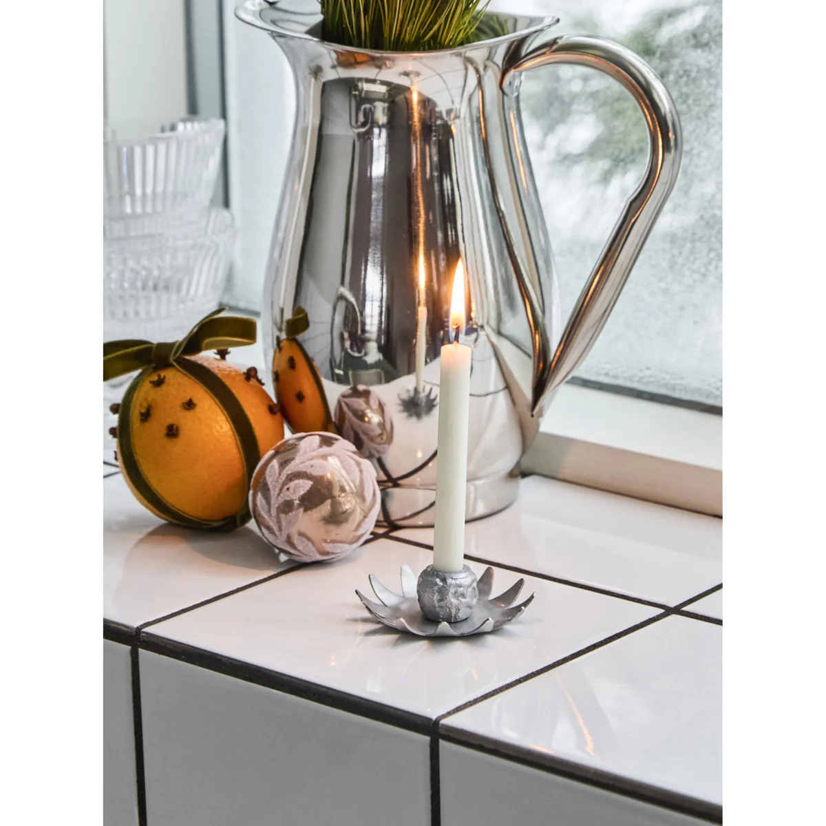 Handmade Christmas Candle Holders Starry, Set of 3 – image 2