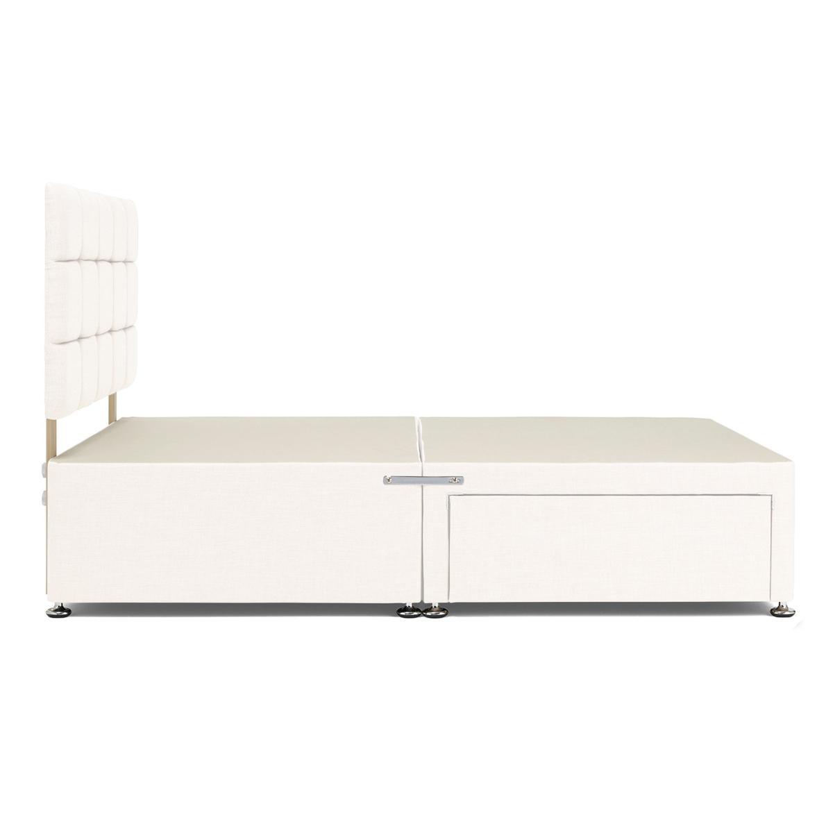 Universal Natural Linen Divan Base White – image 5