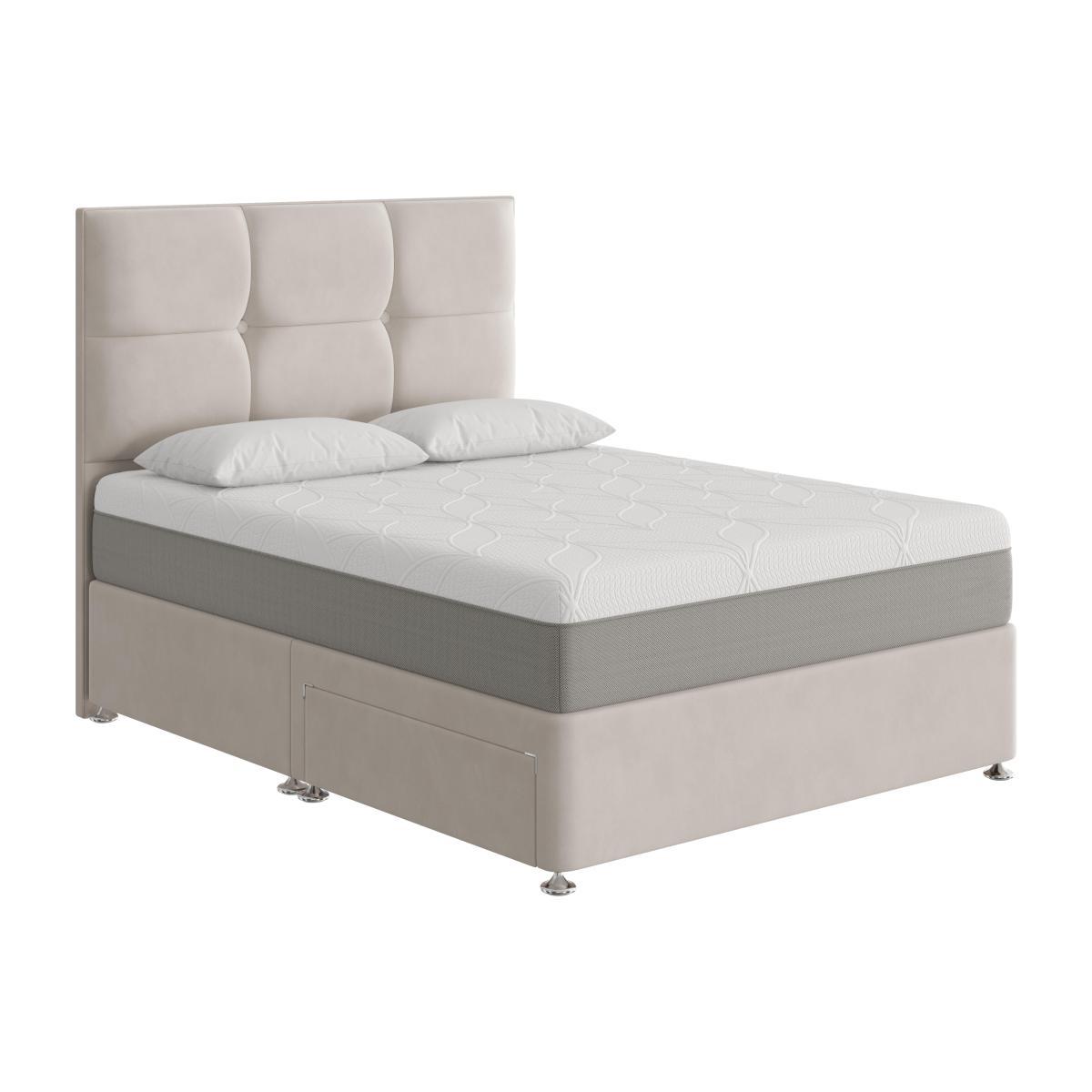 Sleep Story - Cool Gel 3000 Divan Set - Double - Grey