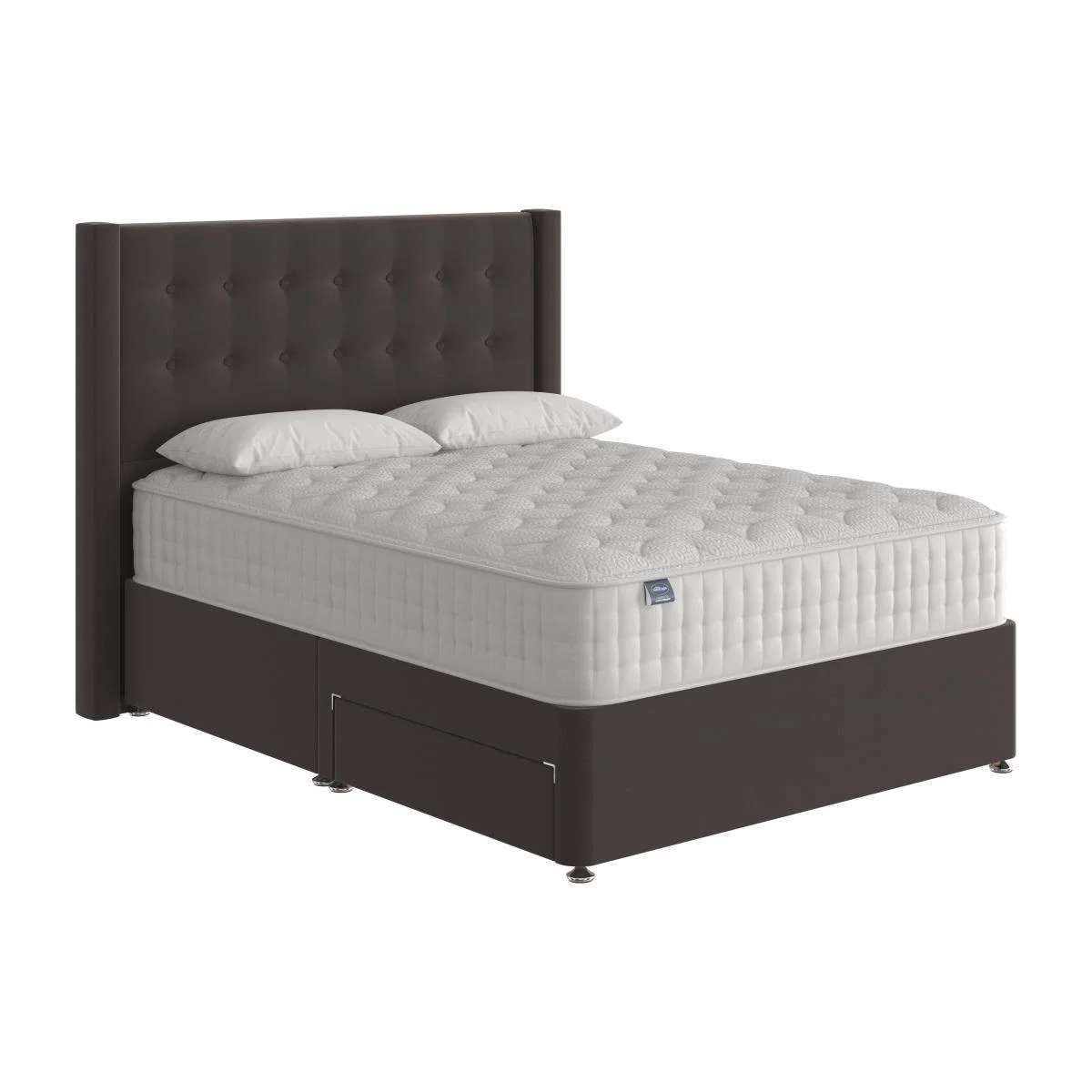 Silentnight - Eco Gel Divan Set - Double - Black – image 1