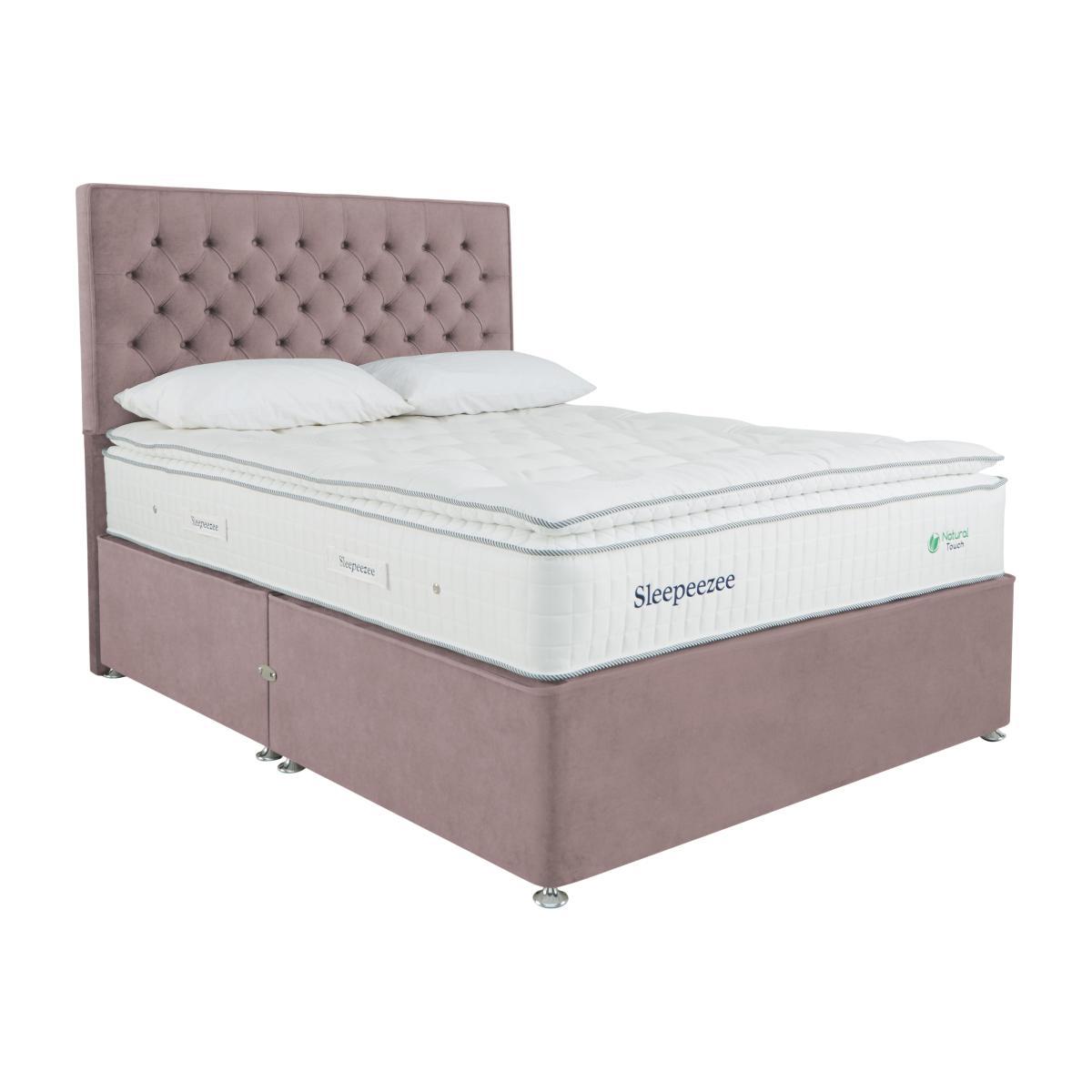 Sleepeezee - Natural Touch 3000 Pillowtop Divan Set - Small Double - Pink – image 1