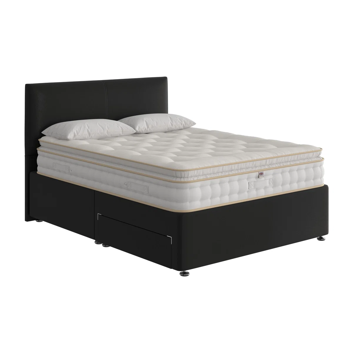 The Handmade Bed Company - Boutique 2000 Pillow Top Divan Set - Double – image 1
