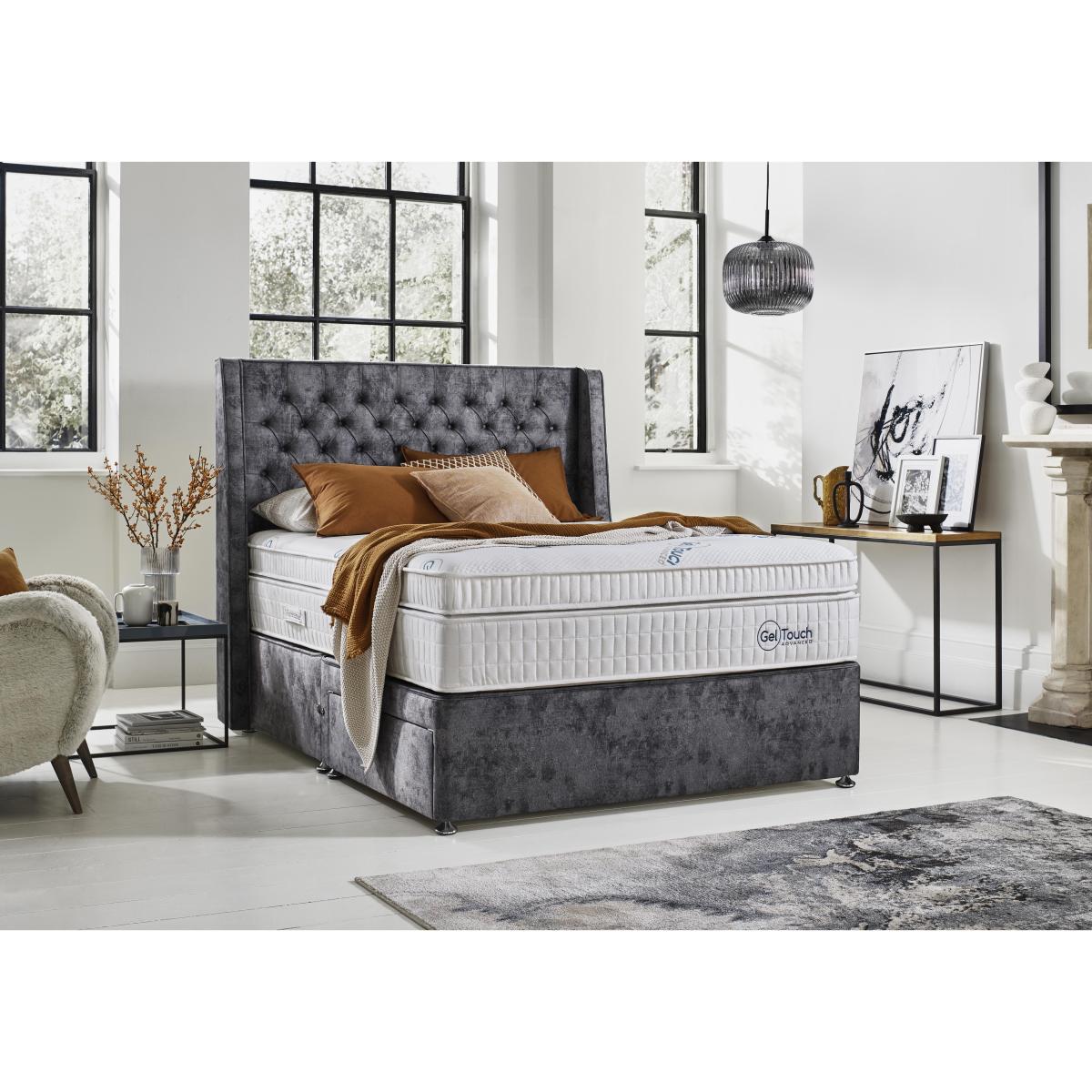 Sleepeezee - Geltouch Advanced 10000 Divan Set - Double - Beige – image 2