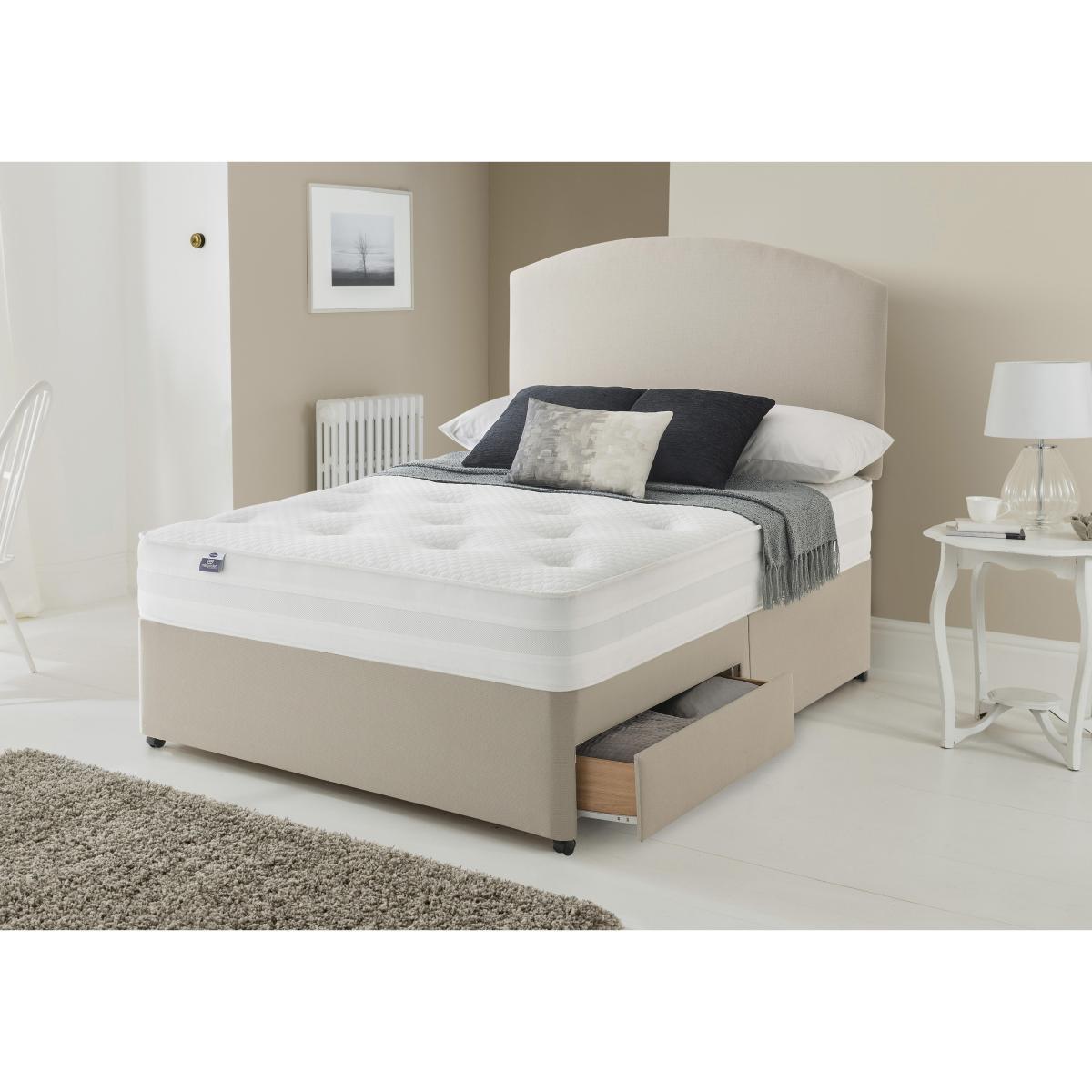 Silentnight - Mirapocket Serenity 1000 Divan Set - Small Double6 - Grey – image 2