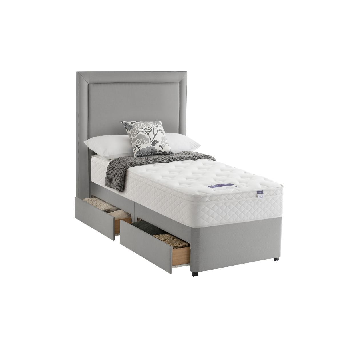 Silentnight - Miracoil Serenity Memory Cushion Top Divan Set - Small Double6 - Grey – image 3