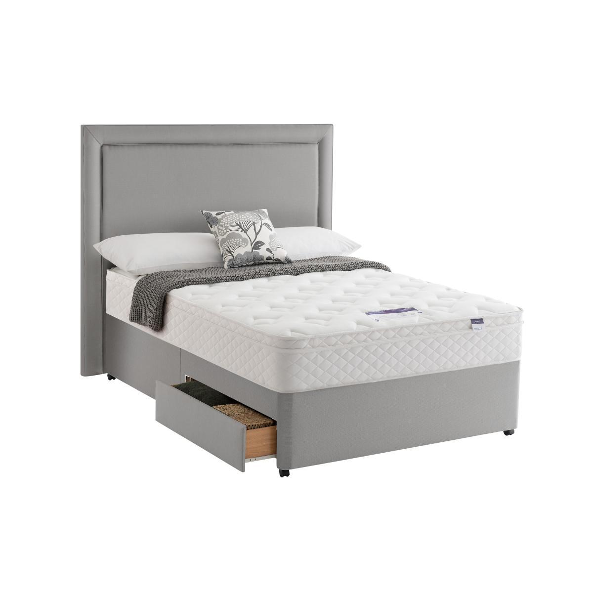 Silentnight - Miracoil Serenity Memory Cushion Top Divan Set - Small Double6 - Grey – image 4