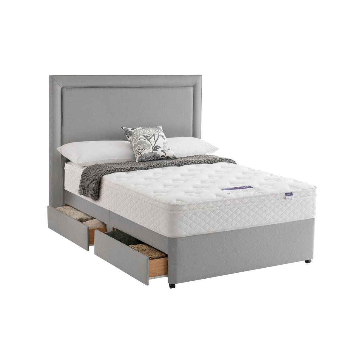 Silentnight - Miracoil Serenity Memory Cushion Top Divan Set - Small Double6 - Grey – image 5