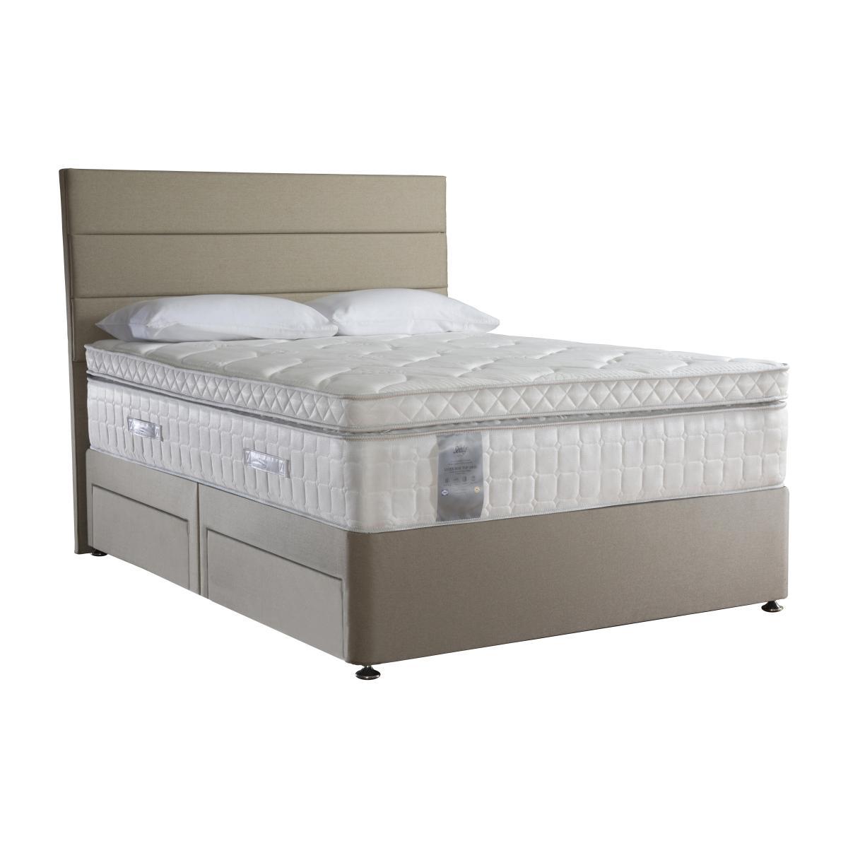 Sealy - Latex Box Top 2800 Divan Set - Double - Beige – image 1