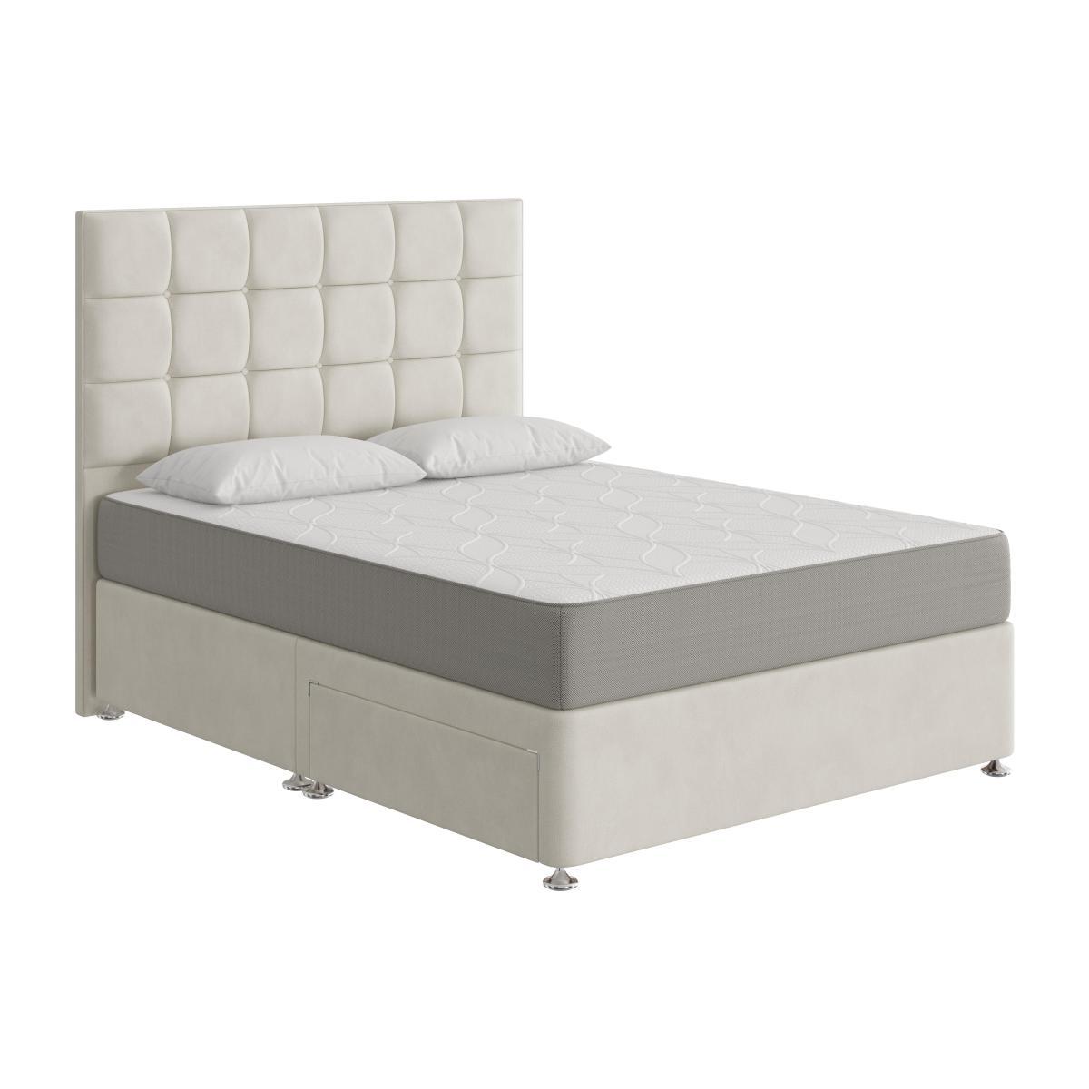 Sleep Story - Cool Gel 2500 Divan Set - Double - White