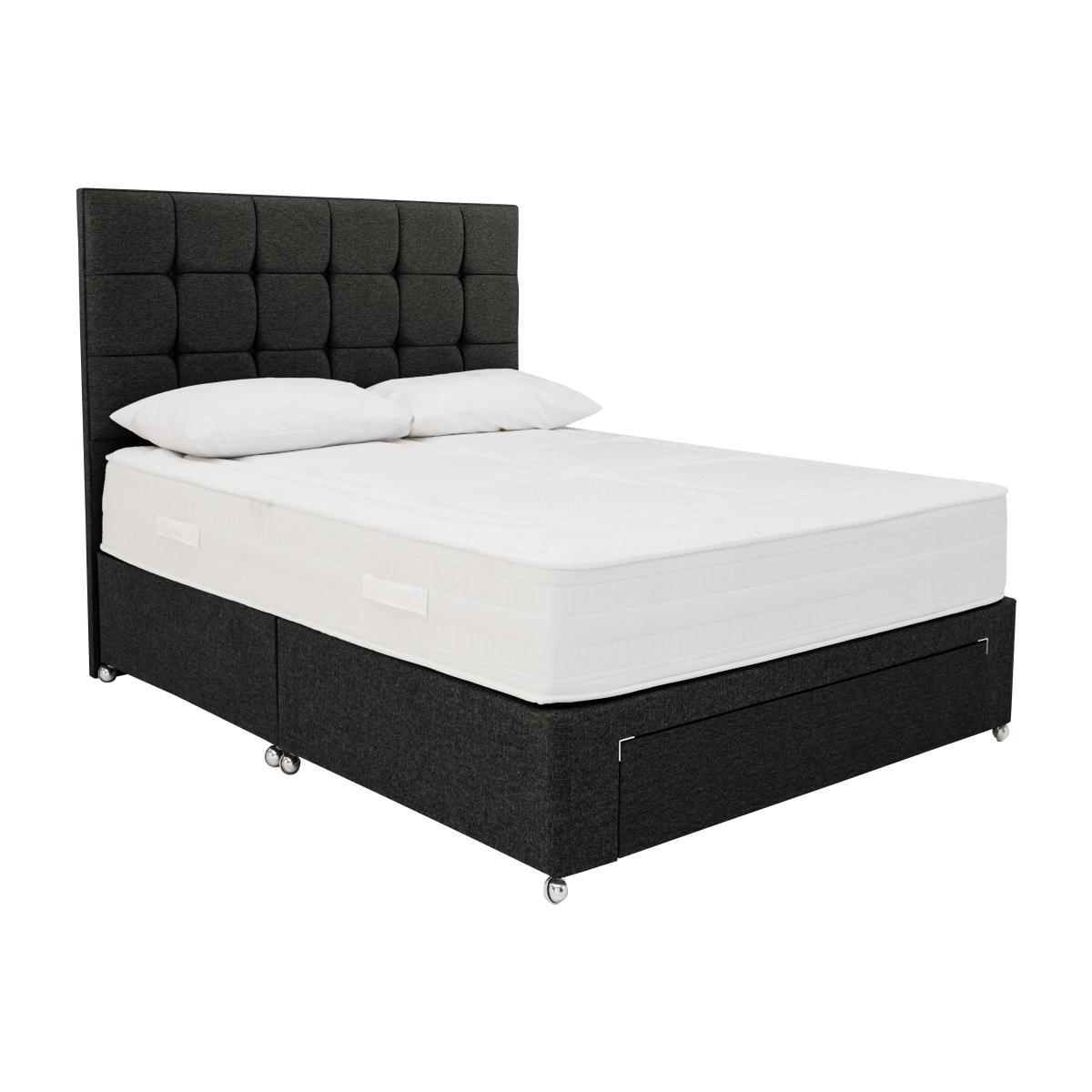 Sleep Story - Gel Hybrid 1500 Divan Set - Small Double - Black – image 1