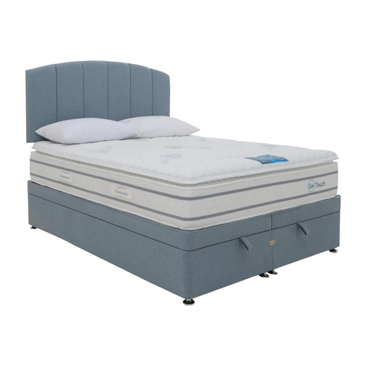 Sleepeezee - GelTouch 3000 End-lift Ottoman Divan Set - Double - Blue – image 1