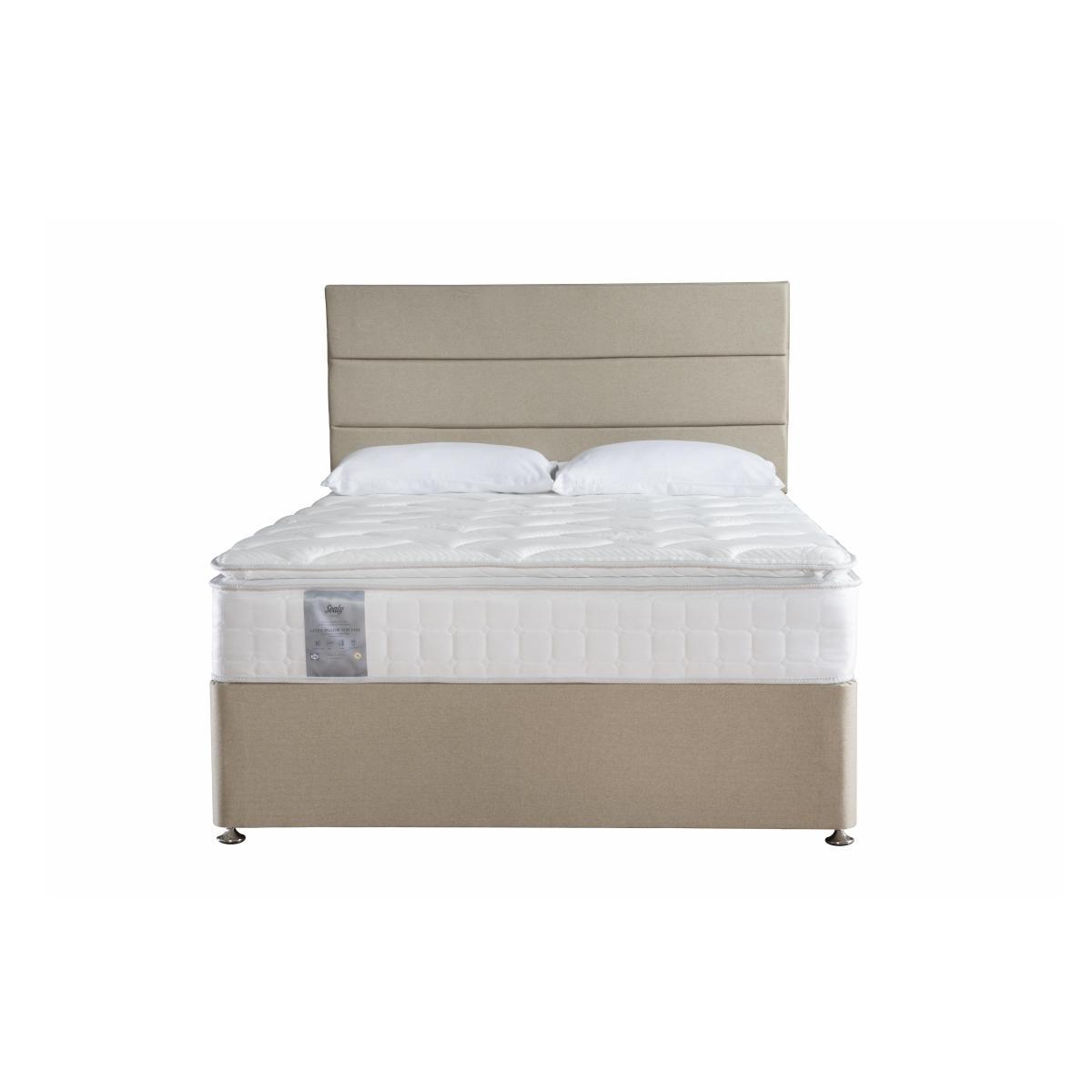 Sealy - Latex Pillow Top 1400 Divan Set - Double - Grey – image 3