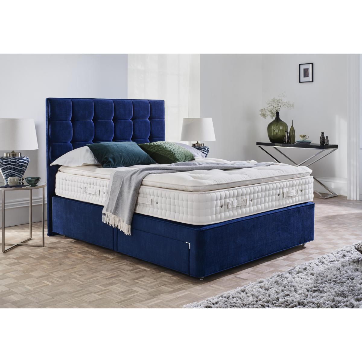 Hypnos - Bespoke Luxury Divan Set - Double - Blue – image 2