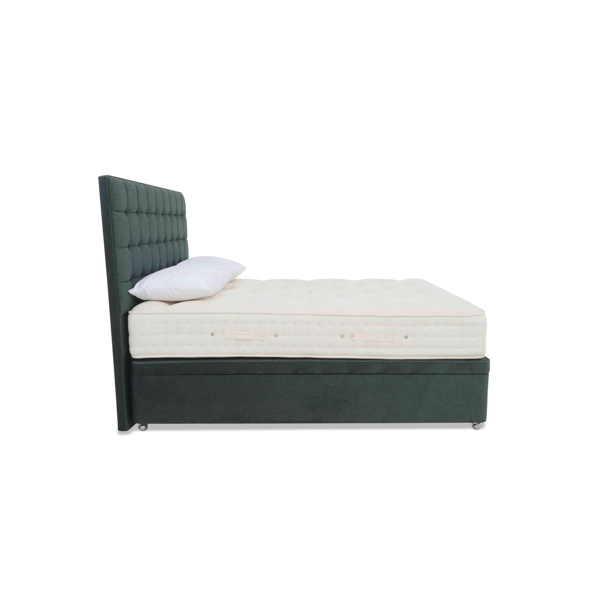 Hypnos - Luxury Firm 4 Divan Set with 2 Drawers - Double - Zenith Snow – image 3