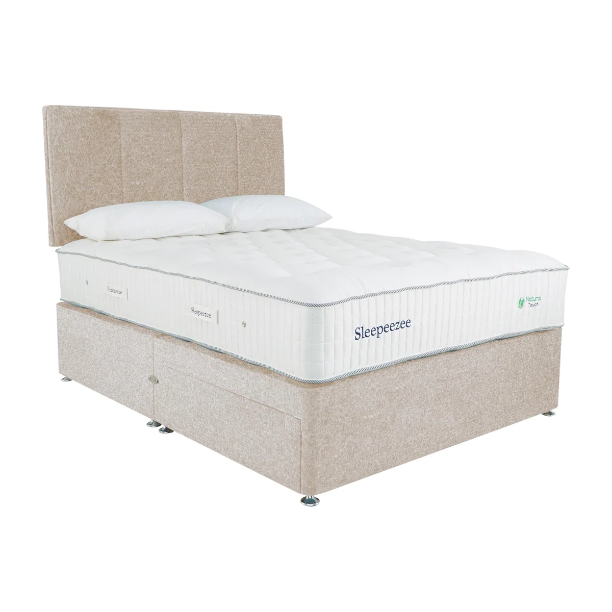 Sleepeezee - Natural Touch 3000 Divan Set - Small Double - Cream – image 1