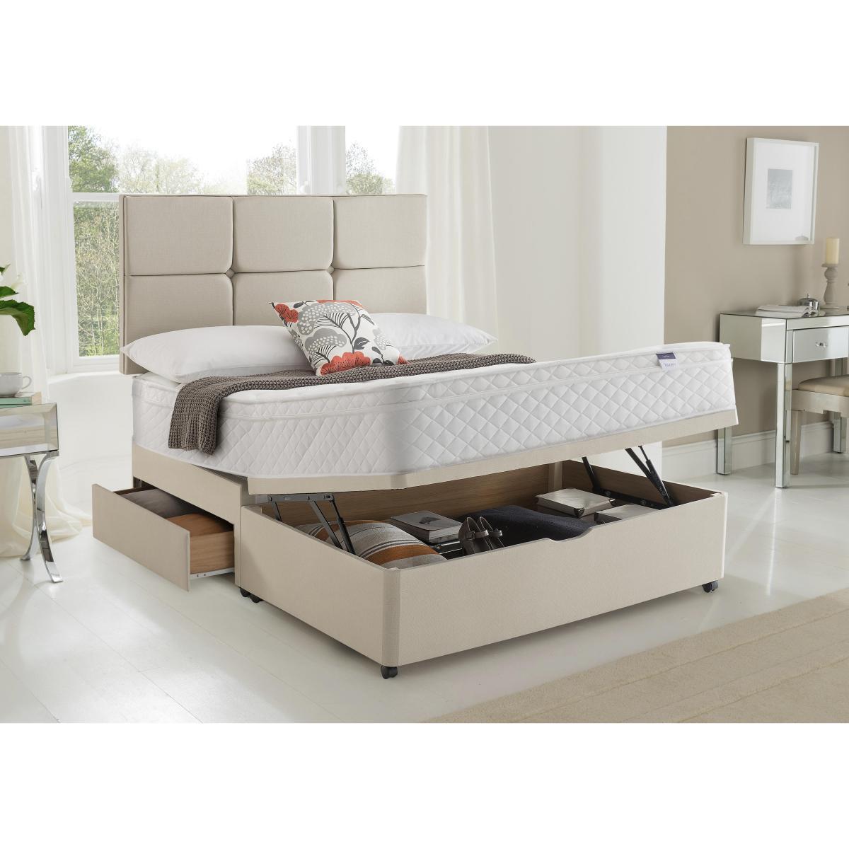 Silentnight - Miracoil Serenity Memory Cushion Top Half Ottoman Divan Set - Small Double6 - Black – image 2