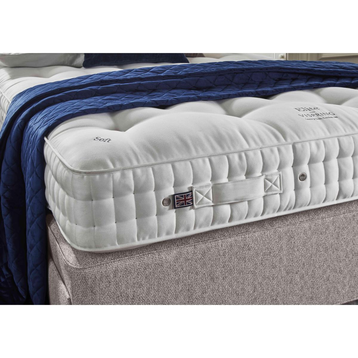 Vispring - Elite Extra Firm Divan Set with 2 Drawers - Double - Lovely Coal – image 3
