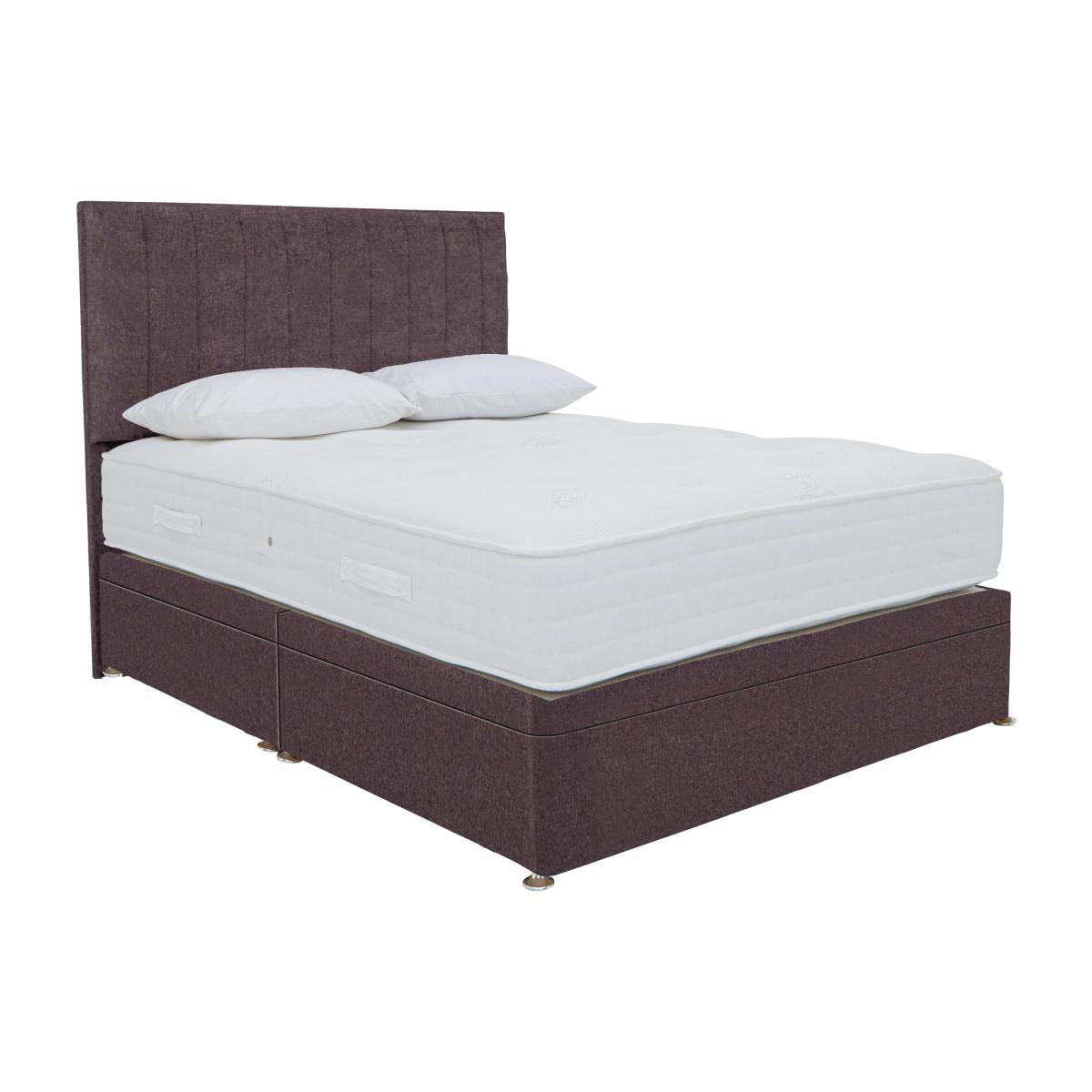 Highgrove - Luxury 2000 Side Ottoman Divan Set - Double