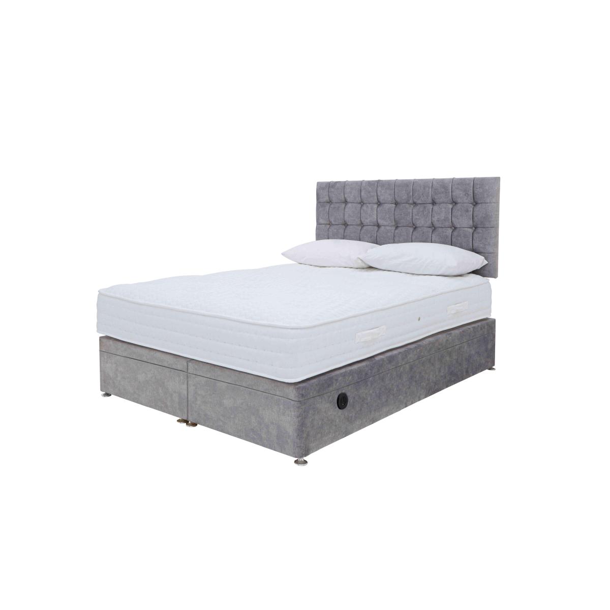 Sleep Story - Ergo 1000 Power Ottoman Divan Set - Double - Linoso Dove – image 4