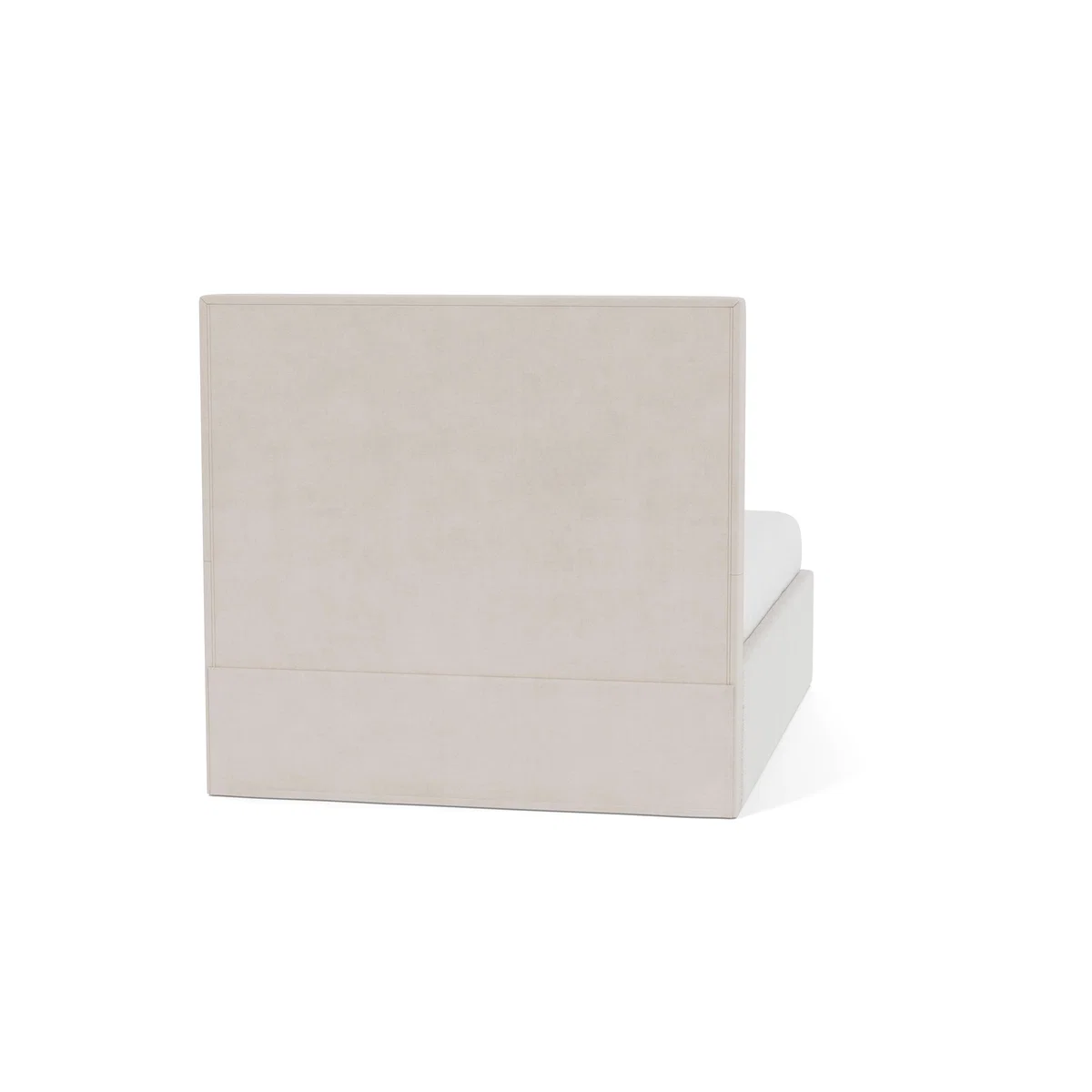 Heal's Storage Divan Double Chunky Boucle Ecru Natural Feet - Heal's UK Bedroom Furniture – image 5