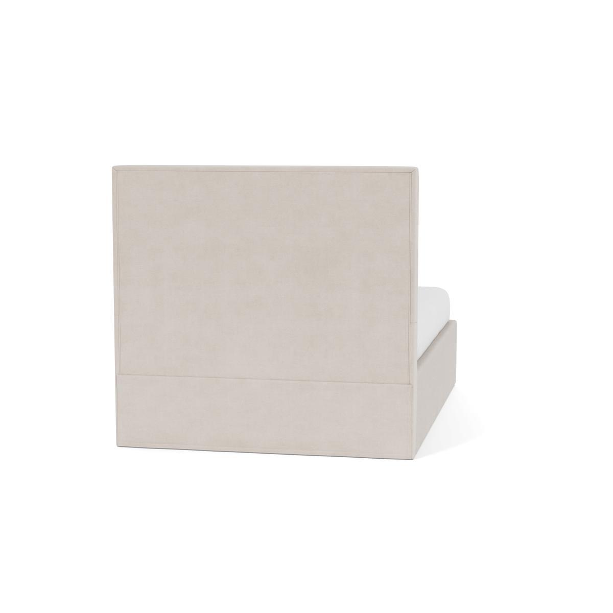 Heal's Storage Divan Double Texture Limestone Black Feet - Heal's UK Bedroom Furniture – image 5