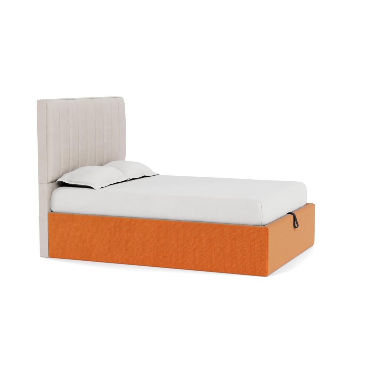 Heal's Storage Divan Double Tejo Recycled Zinnia Natural Feet - Heal's UK Bedroom Furniture – image 2