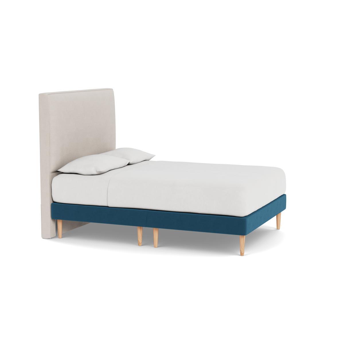 Heal's Shallow Divan Double Dolly Wolf Light Solid Wood Feet - Heal's UK Bedroom Furniture – image 2